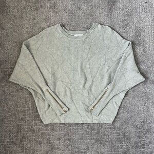 Carmen Marc Valvo Slouchy Ribbed Sweater